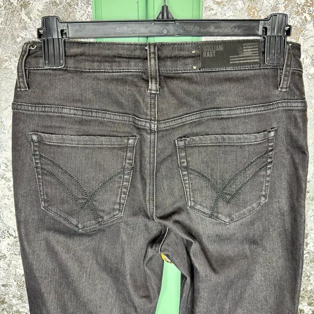 William Rast Black Wash Slim Leg Jeans Size 4 - Picture 4 of 7